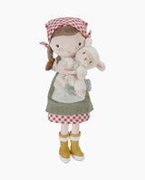 Papusa textila, Little Dutch,  Little Farm, Rosa cu oita, 35 cm