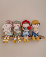 Papusa textila, Little Dutch,  Little Farm, Rosa cu oita, 35 cm