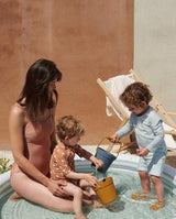 Piscina gonflabila copii, Liewood, Savannah, Safari sandy mix, 150 x 25 cm - Elcokids