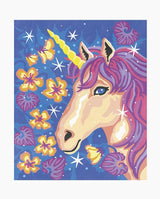 Set picteaza dupa numere, Janod, Unicorni, 7 ani+ - Elcokids