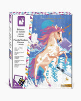 Set picteaza dupa numere, Janod, Unicorni, 7 ani+ - Elcokids