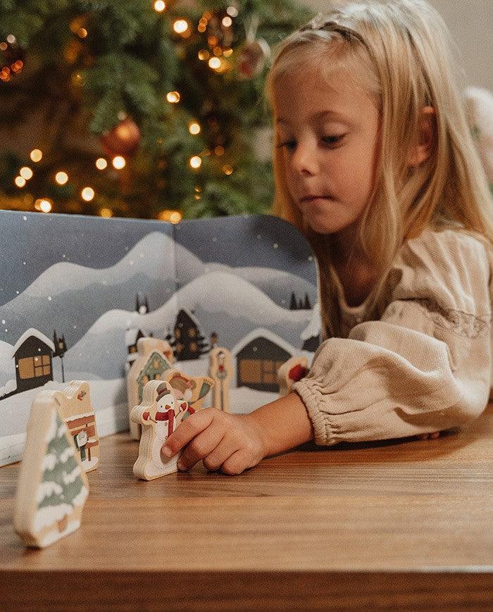 Calendar de advent, Little Dutch, Colectia de Craciun, 2 ani+ - Elcokids