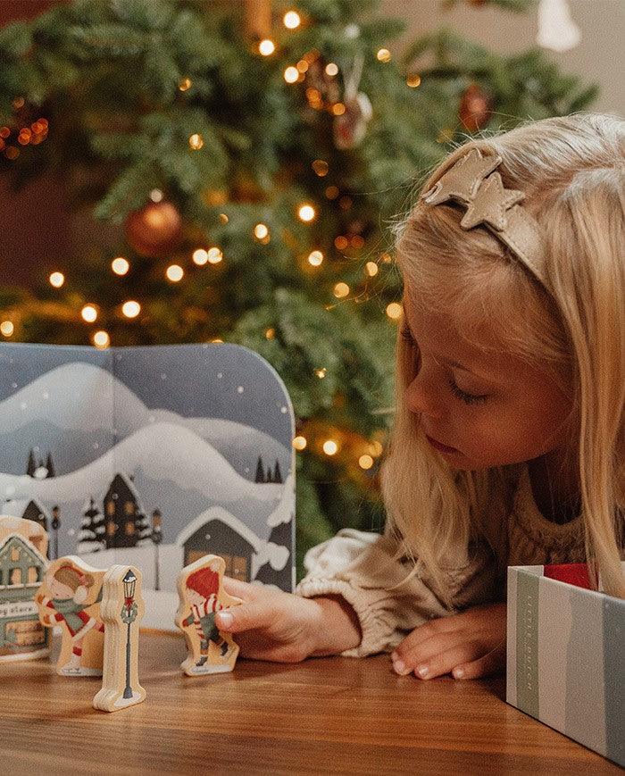 Calendar de advent, Little Dutch, Colectia de Craciun, 2 ani+ - Elcokids