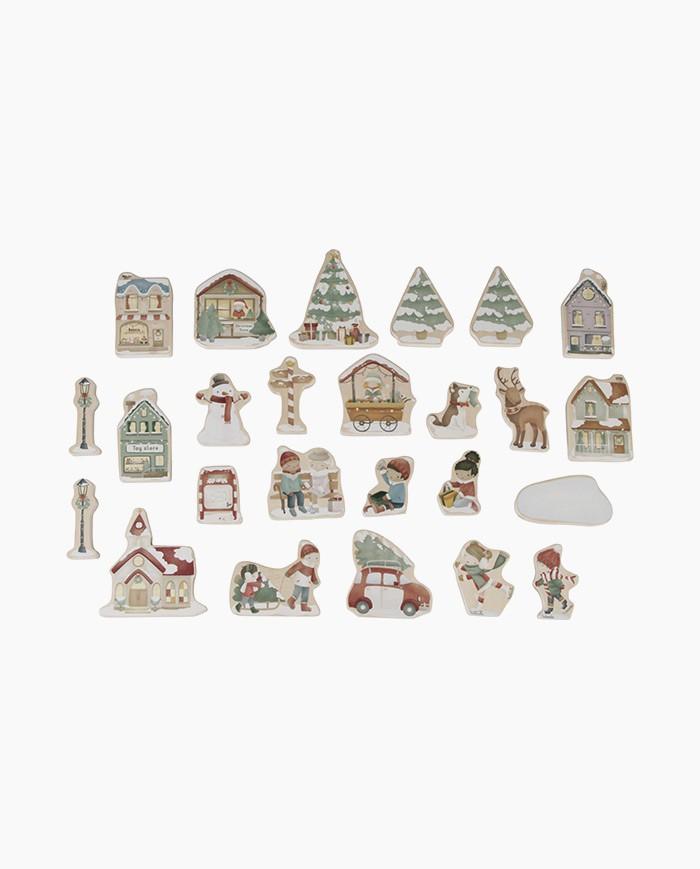 Calendar de advent, Little Dutch, Colectia de Craciun, 2 ani+ - Elcokids
