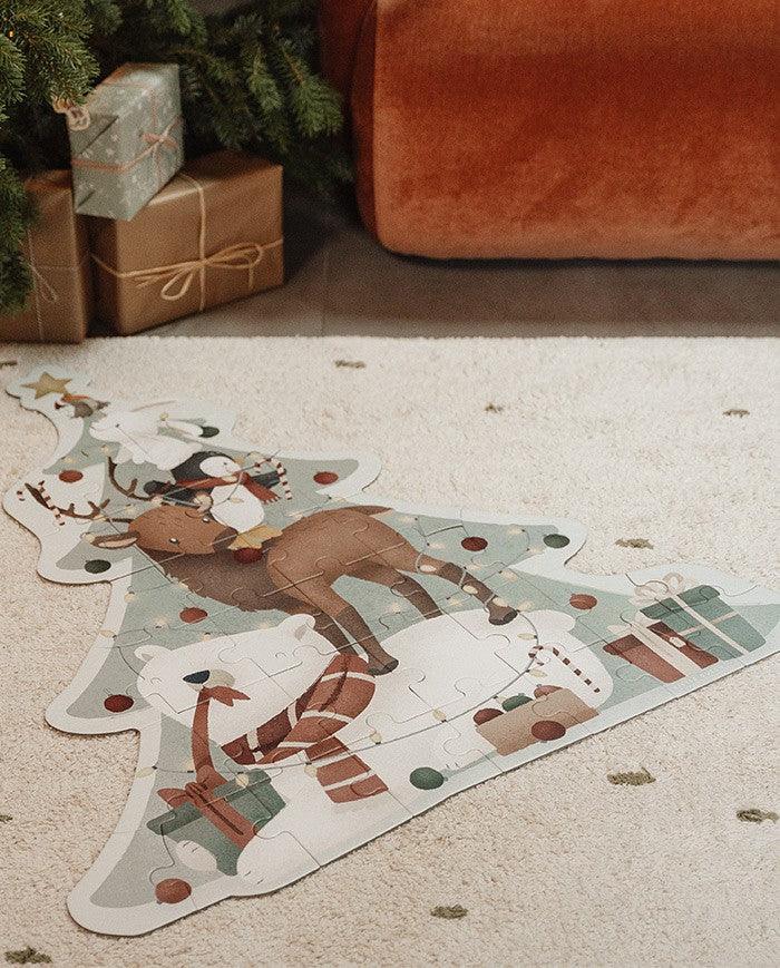 Puzzle Xl de Caraciun, Little Dutch, Bradut, Editie Speciala, 4 ani+ - Elcokids