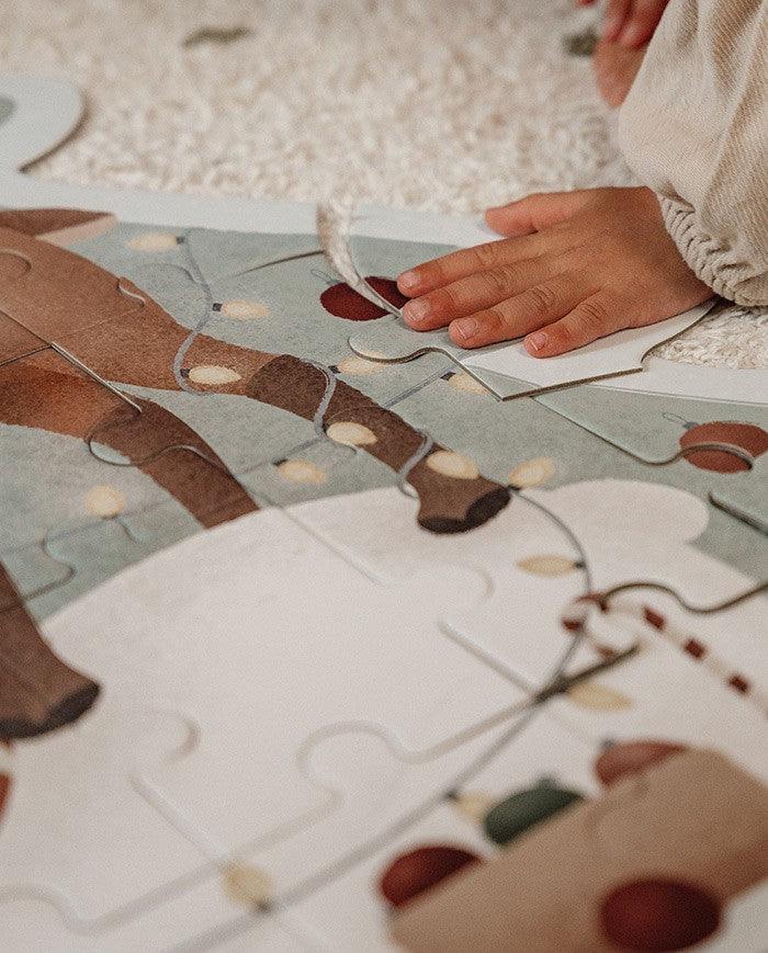 Puzzle Xl de Caraciun, Little Dutch, Bradut, Editie Speciala, 4 ani+ - Elcokids