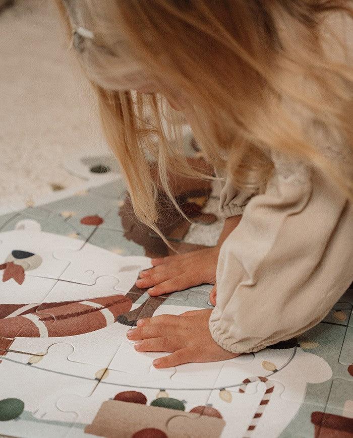 Puzzle Xl de Caraciun, Little Dutch, Bradut, Editie Speciala, 4 ani+ - Elcokids