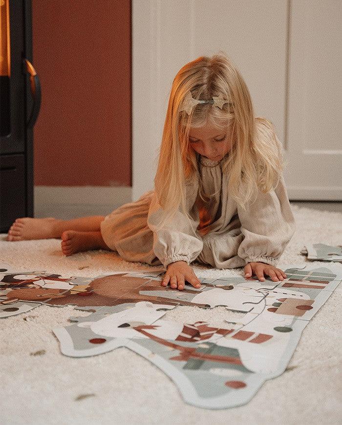 Puzzle Xl de Caraciun, Little Dutch, Bradut, Editie Speciala, 4 ani+ - Elcokids