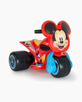 Tricicleta electrica copii, Injusa, Mickey Mouse, 6V, cu pedala de acceleratie, 1 ani+ - Elcokids