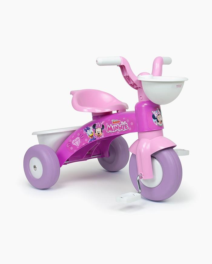 Tricicleta cu pedale copii, Injusa, Minnie Mouse, 1 ani+ - Elcokids