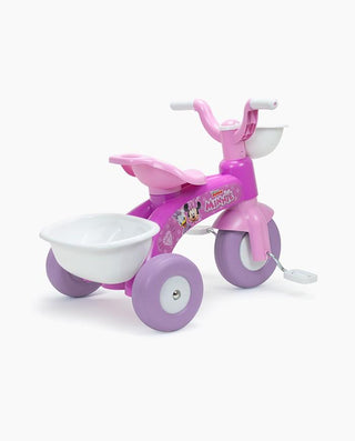 Tricicleta cu pedale copii, Injusa, Minnie Mouse, 1 ani+ - Elcokids