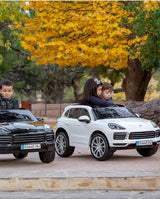 Masinuta electrica copii, Injusa, Porsche Cayenne, 12V, Mp3, 2 viteze, 3 ani+ - Elcokids