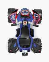 ATV electric copii, Injusa, Marvel, Spiderman, 12V, cu pedala de acceleratie, 2 ani+ - Elcokids