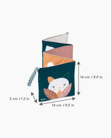 Carticica pentru bebelusi, Kaloo, crestem impreuna, cu pisicuta, 14 cm - Elcokids
