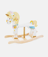 Balansoar din lemn, Le Toy Van, unicorn, 12 luni+ - Elcokids