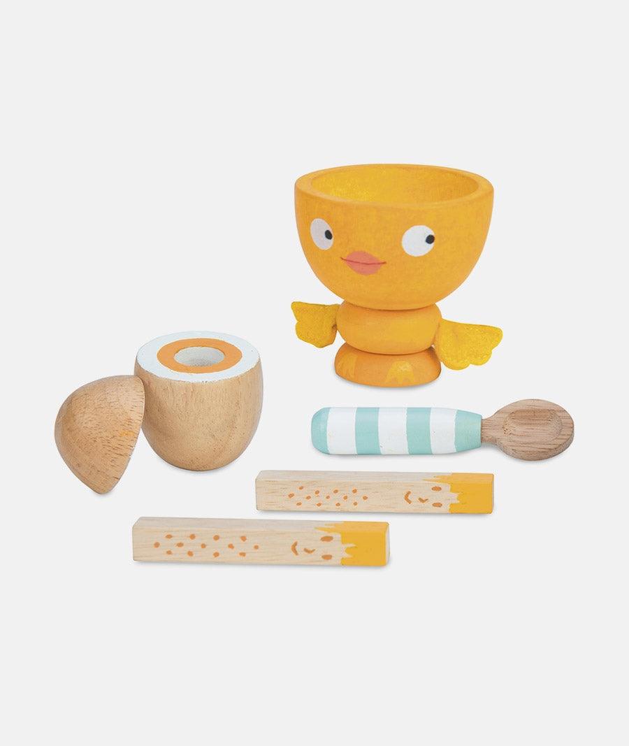 Jucarie din lemn, Le Toy Van, Egg Cup Chicky-Chick, 2 ani+ - Elcokids