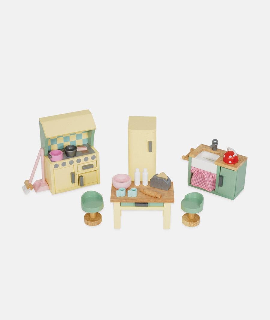 Mobilier pentru casuta, Le Toy Van, bucatarie Daisylane, din lemn - Elcokids