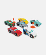 Set masini Monte Carlo, Le Toy Van, din lemn, 3 ani+ - Elcokids