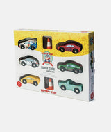 Set masini Monte Carlo, Le Toy Van, din lemn, 3 ani+ - Elcokids