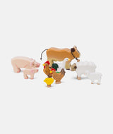 Set animalele de la ferma, Le Toy Van, din lemn - Elcokids