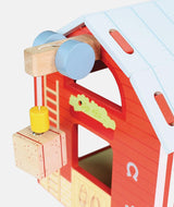 Hambar din lemn, Le Toy Van, rosu - Elcokids