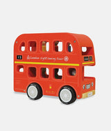 Autobuz londonez, Indigo Jamm, sortator de numere, din lemn, 12 luni+ - Elcokids