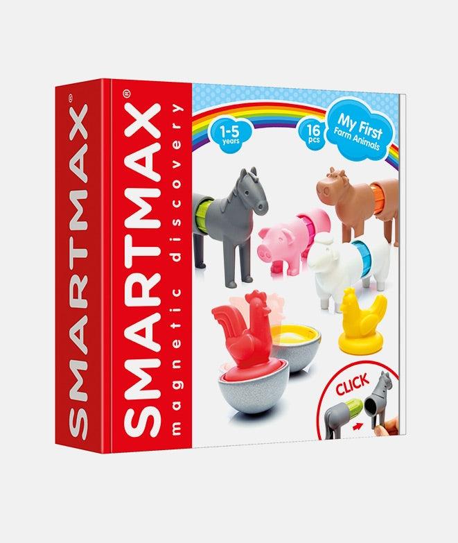 Joc magnetic My First Farm Animals, SmartMax, 16 piese, 1-5 ani - Elcokids