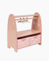 Dulapior din lemn cu sertare textile, Decuevas, Tulipe, 44 cm