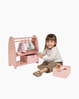 Dulapior din lemn cu sertare textile, Decuevas, Tulipe, 44 cm