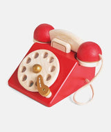 Telefon din lemn, Le Toy Van, rosu - Elcokids