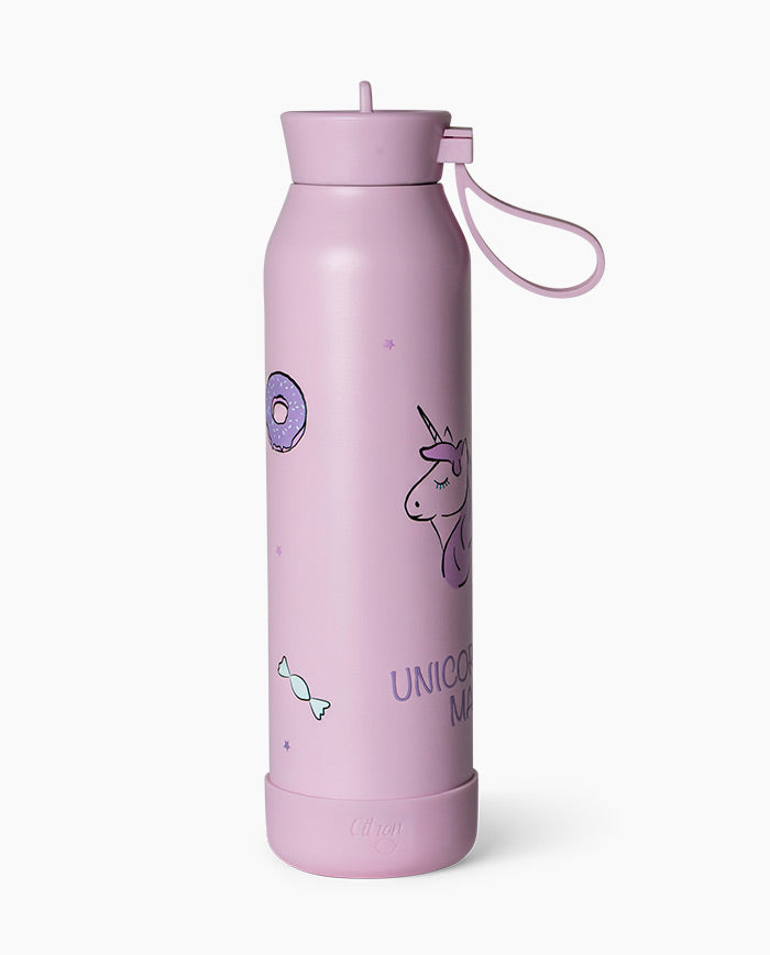 Sticla de Apa Termos, Citron, Unicorn, din otel inoxidabil, 500 ml