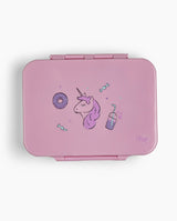 Caserola pentru pranz din tritan, Citron, Stormy Unicorn, 4 compartimente