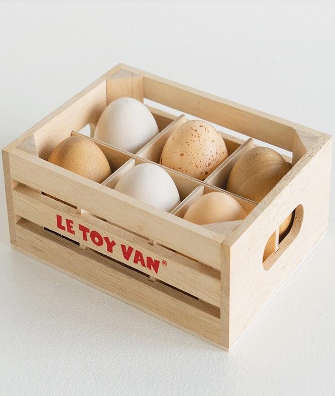 Ladita cu oua, Le Toy Van, din lemn, 3 ani+ - Elcokids