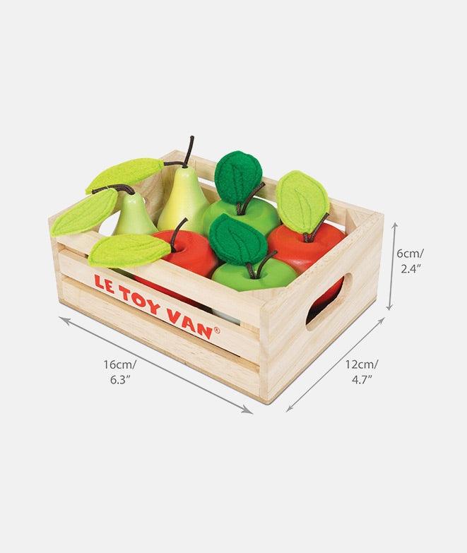 Ladita cu fructe, Le Toy Van, Mere si pere, din lemn, 2 ani+ - Elcokids