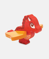 Dragon din lemn, Le Toy Van, rosu, 3 ani+ - Elcokids