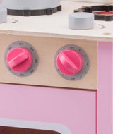 Bucatarie din lemn, New Classic Toys, Bon Appetit, roz - Elcokids