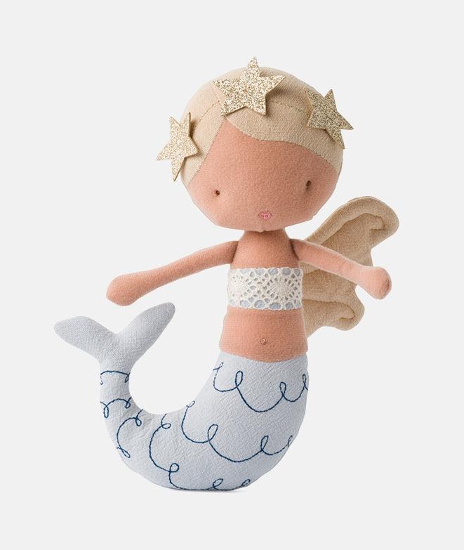 Sirena Pearl, Picca Loulou, din bumbac, 22 cm - Elcokids