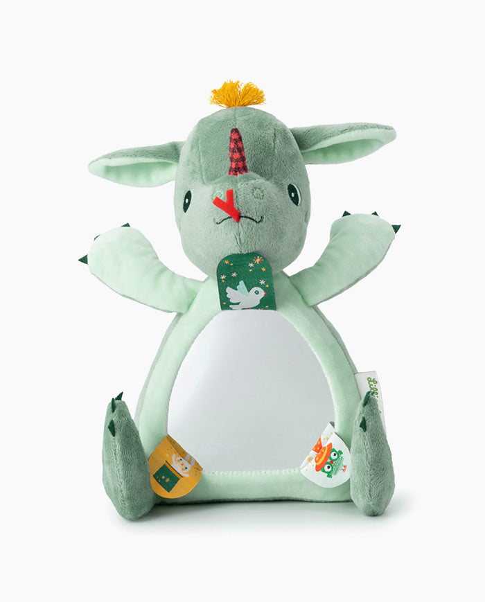 Jucarie cu activitati, Lilliputiens, Dragonul Joe cu oglinda, 3 luni+