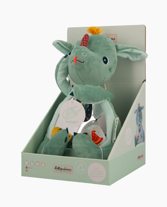 Jucarie cu activitati, Lilliputiens, Dragonul Joe cu oglinda, 3 luni+