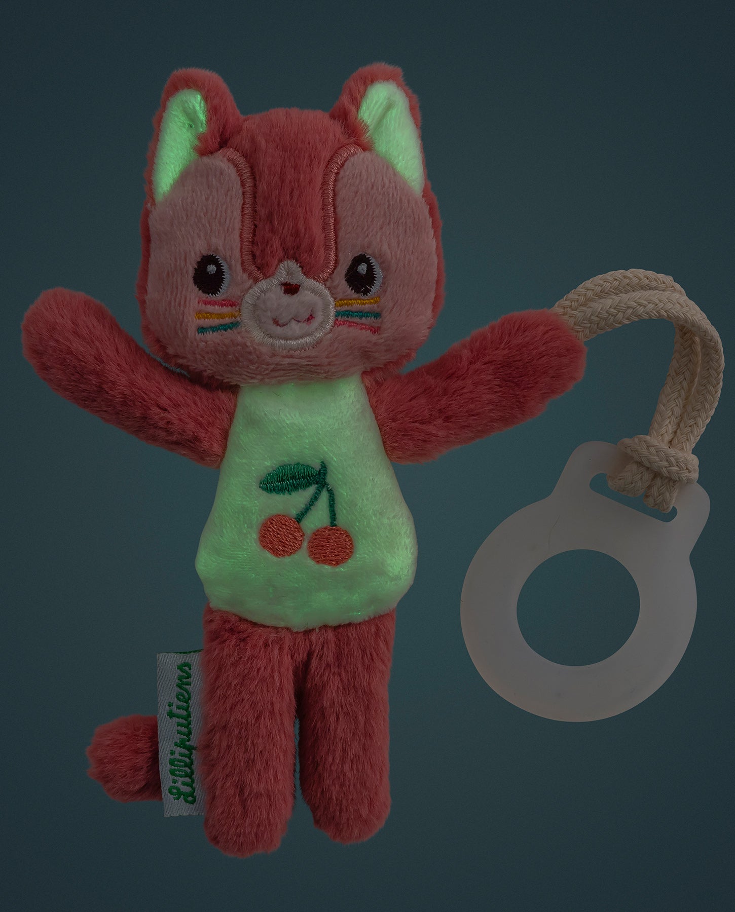 Jucarie mini fosforescenta, Lilliputiens, pisicuta Jeanne, 0 luni+