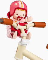 Papusa bebelus, Lilliputiens, Lena, cu scaun pentru bicicleta, 18 luni+