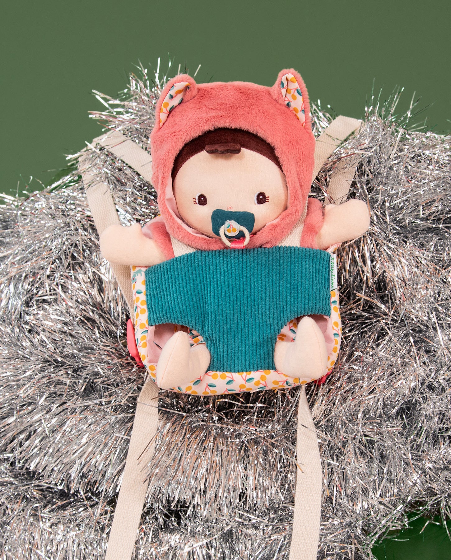 Papusa bebelus, Lilliputiens, Jeanne, cu marsupiu, 18 luni+