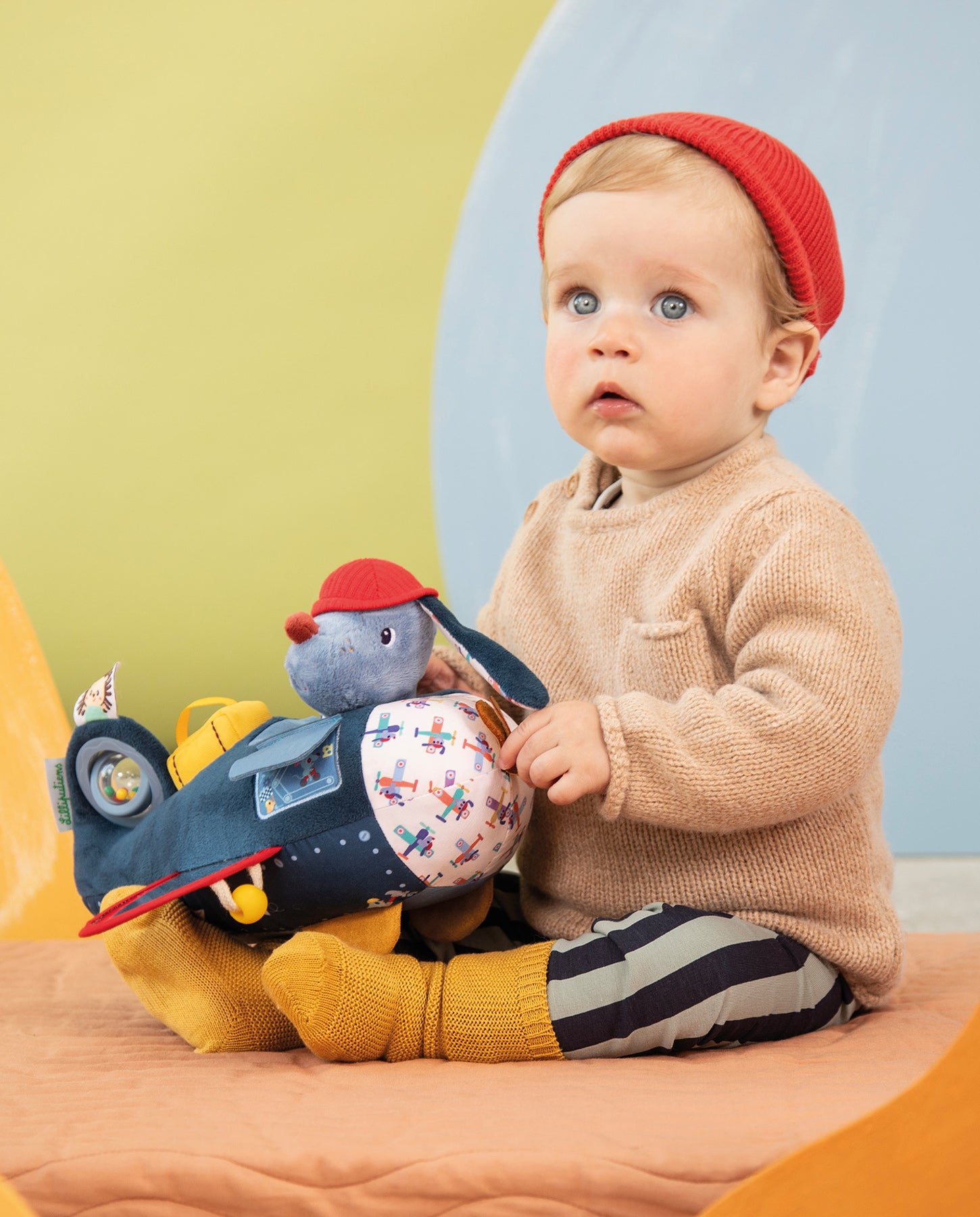 Jucarie cu activitati, Lilliputiens, Avionul catelusului Jules, din plus, 9 luni+