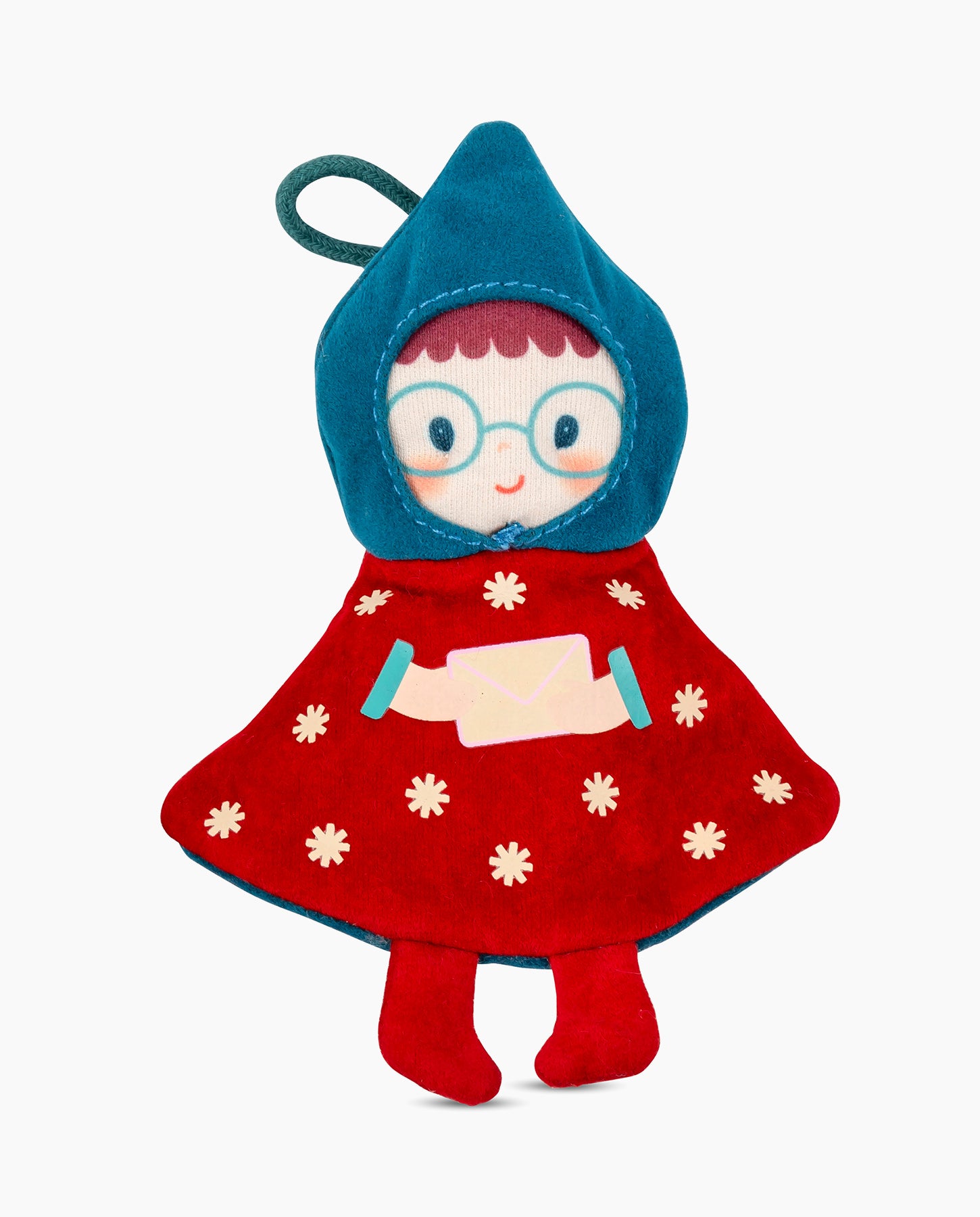 Jucarie de Craciun reversibila, Lilliputiens, Elf Lilli, straluceste in intuneric, 2 ani+