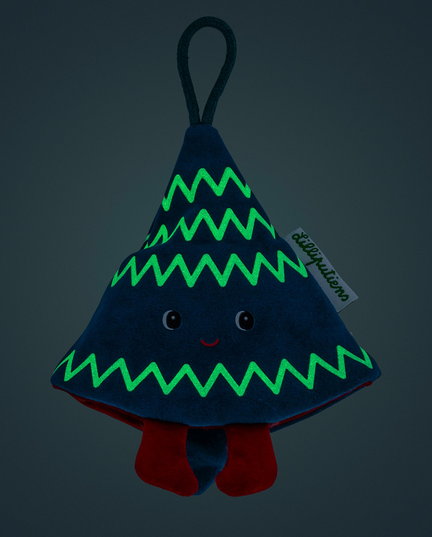 Jucarie de Craciun reversibila, Lilliputiens, Elf Lilli, straluceste in intuneric, 2 ani+