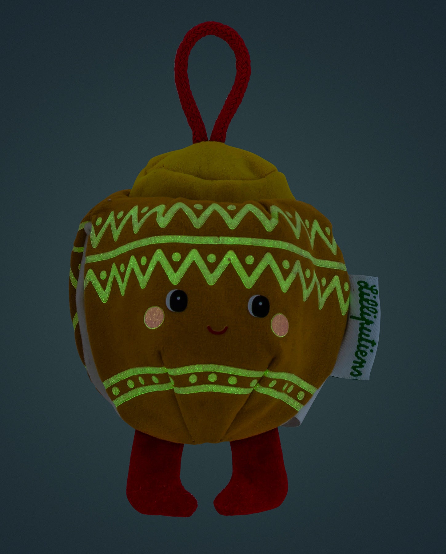 Jucarie de Craciun reversibila, Lilliputiens, Elf Mimmi, straluceste in intuneric, 2 ani+