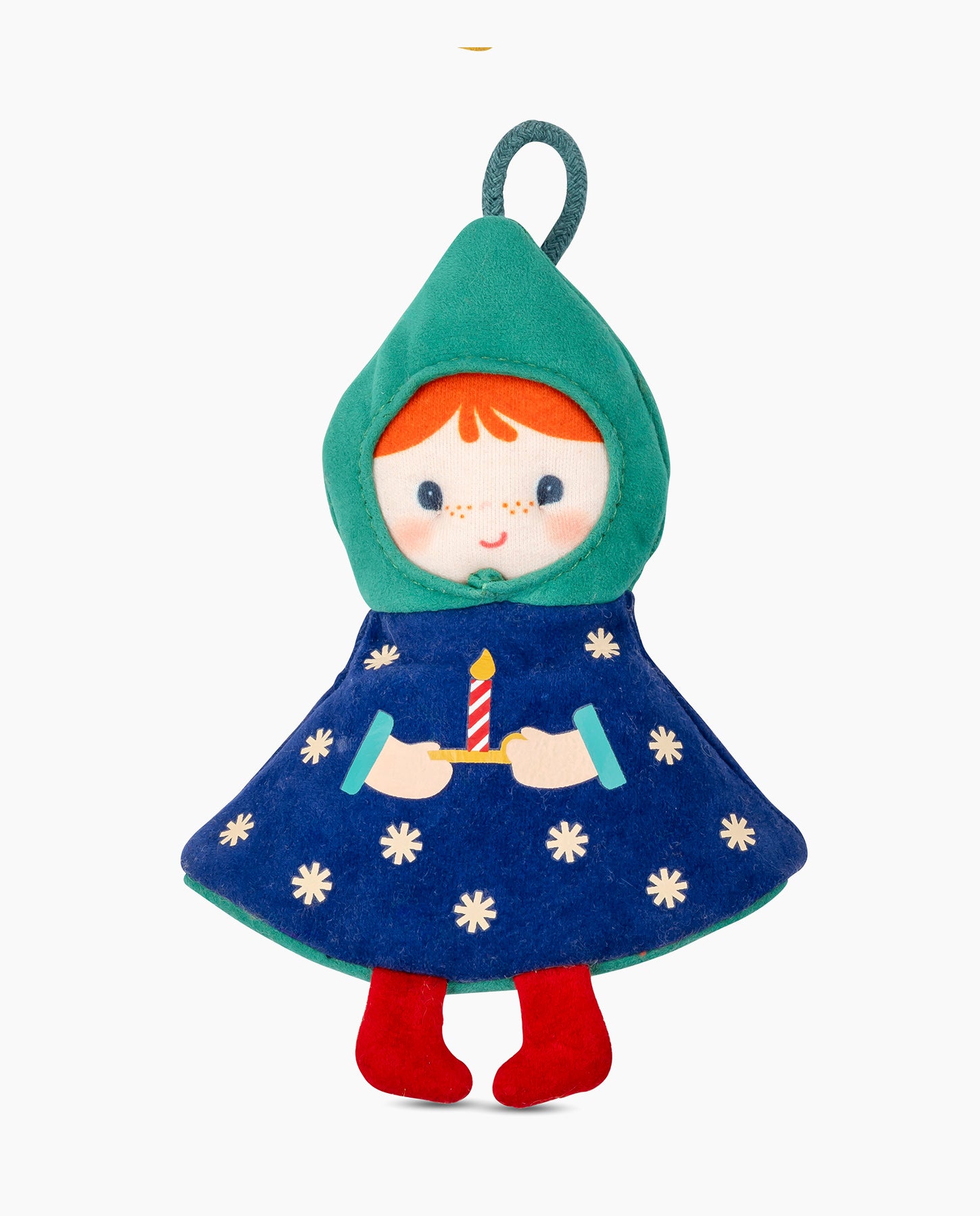 Jucarie de Craciun reversibila, Lilliputiens, Elf Titti, straluceste in intuneric, 2 ani+