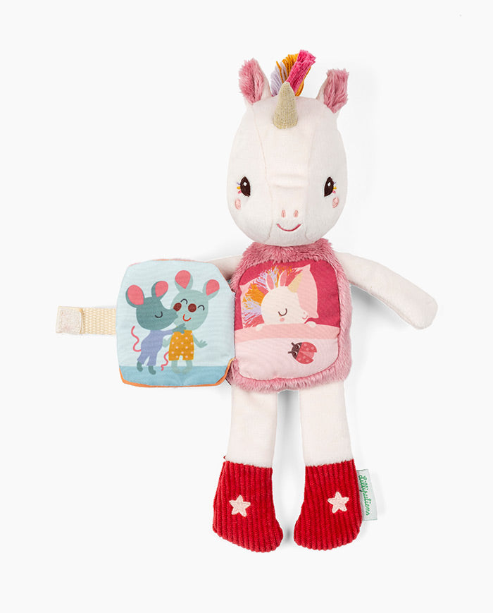 Jucarie pentru somn, Lilliputiens, fosforescenta, Unicornul Lena, 6 luni+