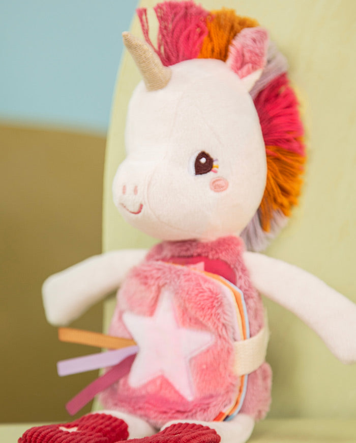 Jucarie pentru somn, Lilliputiens, fosforescenta, Unicornul Lena, 6 luni+