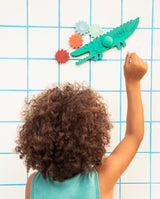 Joc de echilibru pentru baie, Lilliputiens, Crocodil, 3 ani+